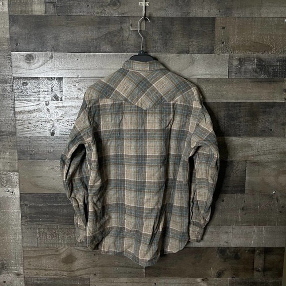 SOLD Pendleton USA Wool Flannel XL - Picture 2 of 3